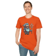 Poseidon Pixel Art, Wearing Steampunk Glasses