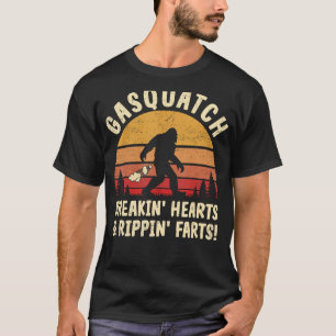 T-shirt Poser Le Pied Bigfoot Briser Les Coeurs Et Élimine
