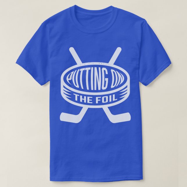 T-shirt Poser Sur Le Blanc Du Fond (Design devant)