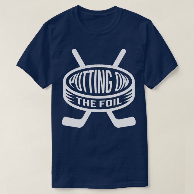 T-shirt Poser Sur Le Blanc Du Fond (Design devant)