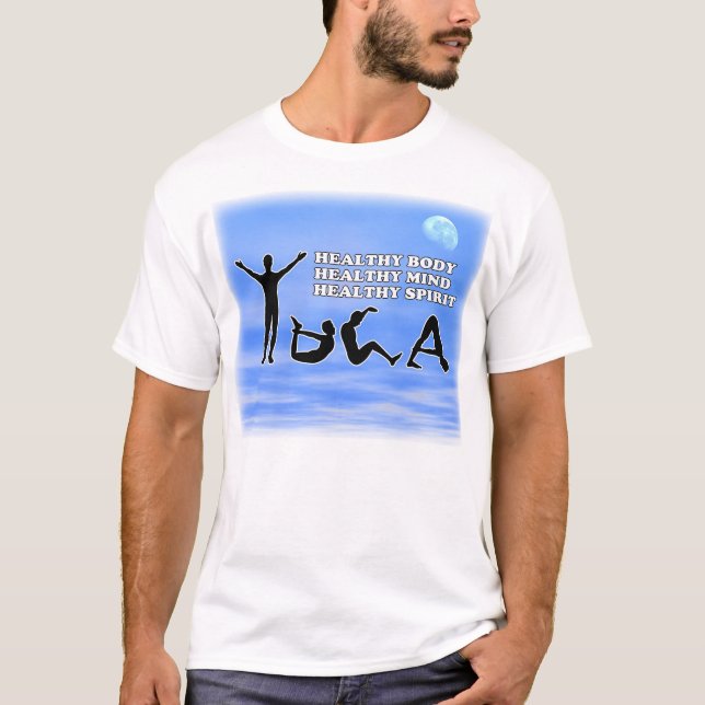 T-shirt Poses 2 de yoga (Devant)