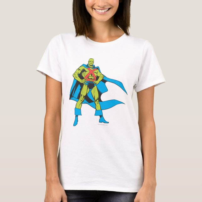 T-shirt Poses Martian Manhunter (Devant)