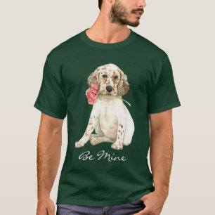 T-shirt Poseur anglais de rose de Valentine