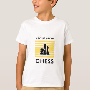 T-shirt Posez-moi des questions sur les échecs