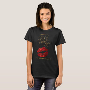 T-shirt Posez-moi des questions sur mes lèvres d'épreuve