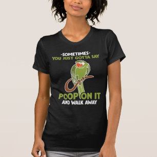 T-shirt Posez-Y Et Promenez-Vous Dans Le Cockatiel Parrot