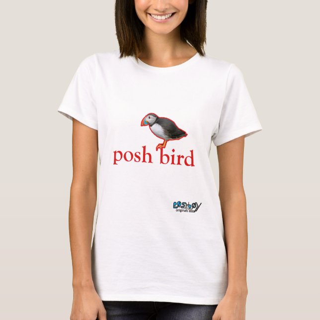 T-shirt poshbird (macareux rouge) (Devant)