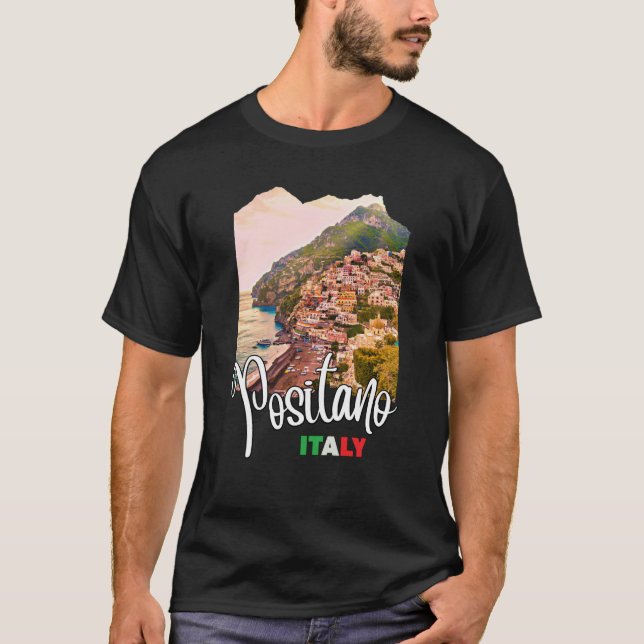 T-shirt Positano Amalfi Coast  1 (Devant)
