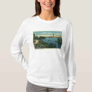T-shirt Position américaine d'envergure de pont