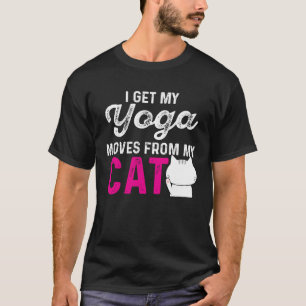 T-shirt Positions Ca Cat Yoga pour Yogi ou Lady Cat