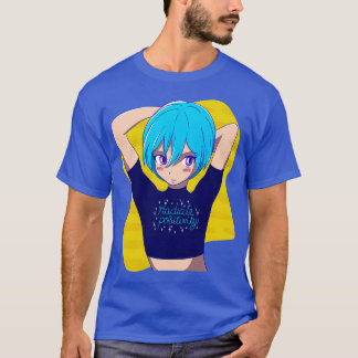 T-shirt Positivité radiale mignonne fille