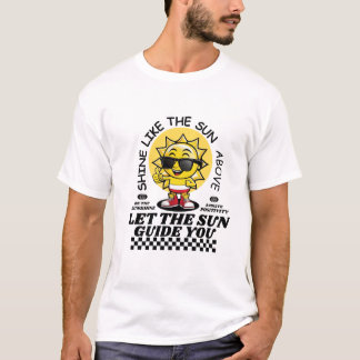 T-shirt Positivité rayonnante du soleil