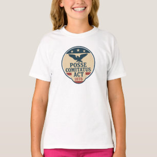 T-shirt Posse Comitatus Act 1878 Seal Design