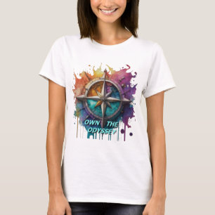 T-shirt Possède l'Odyssée. Naviguez Dans Vos Rêves.