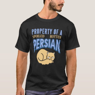 T-shirt Possédé par un chat persan vraiment gâté