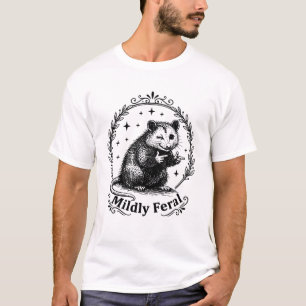 T-shirt Possum Drôle Humour Légerement Sauvage Introverti 