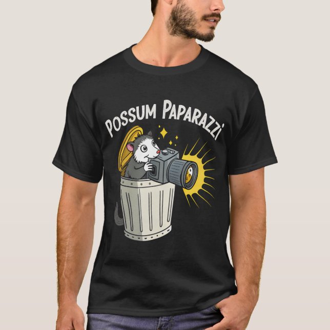 T-shirt Possum Paparazzi : Drôle Night Crawler Tee (Devant)