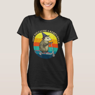 T-shirt Possum parti pour causer une agitation sarcastique