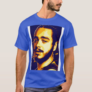 T-shirt post malone retro 80s