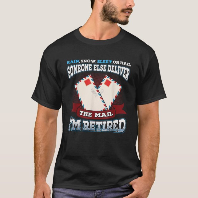 T-shirt Postal Service Retirement Gift Mailman Postman Pos (Devant)