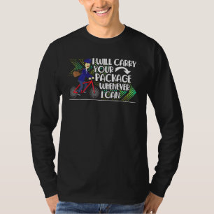 T-shirt Postal Worker Mailman Je Transporte Votre Forfait