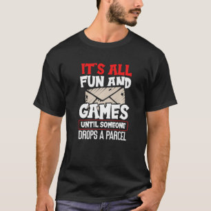 T-shirt Postal Worker Mailman Son Parcelle Tous Amusants E