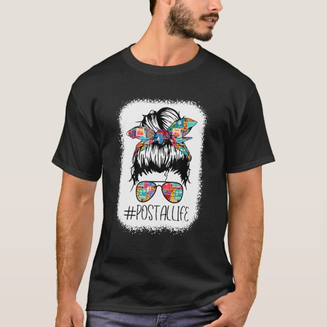 T-shirt Postallife Mail Carrier Postal Worker Mailwoman Mo (Devant)