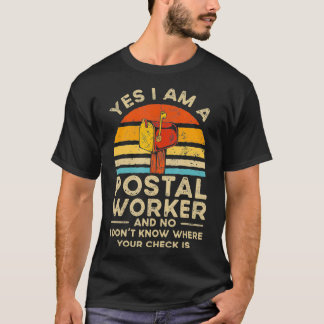 T-shirt Poste de travail Livraison du courrier