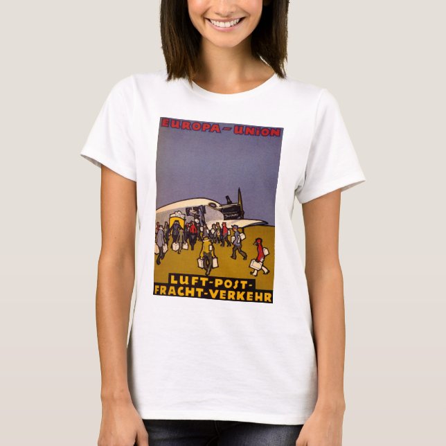 T-shirt Poste Luft Union européenne (Devant)