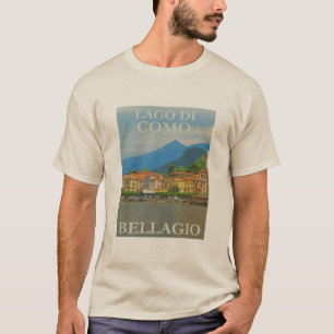 T-shirt Poster Bellagio Italie