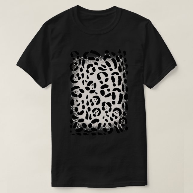 T-shirt Poster de animal cool de la faune Leopard Cheetah  (Design devant)