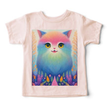 T-shirt Poster de animal Imaginaire coloré