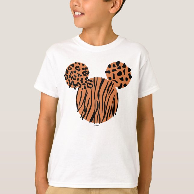 T-shirt Poster de animal Mickey Mouse (Devant)