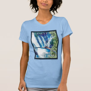 T-shirt Poster de Burney Falls, CA