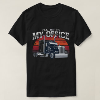 T-shirt Poster de Camion de bureau Big Rig Imprimer