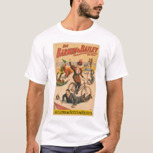 T-shirt Poster De Cirque Allemand vintage, 1900.