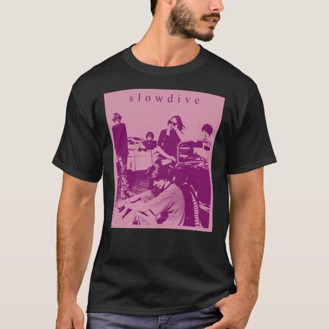 T-shirt Poster de Fanart de Slowdive (Devant)