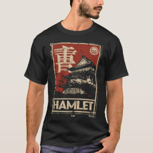 T-shirt Poster de Hamlet Shakespeare - Japonais Ukiyo-e