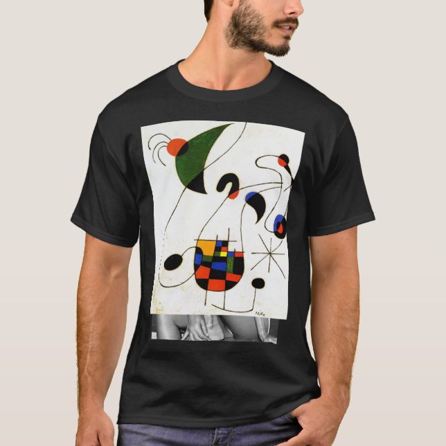 T-shirt Poster de Joan Miro &quot; Melancholic Singer &quo (Devant)
