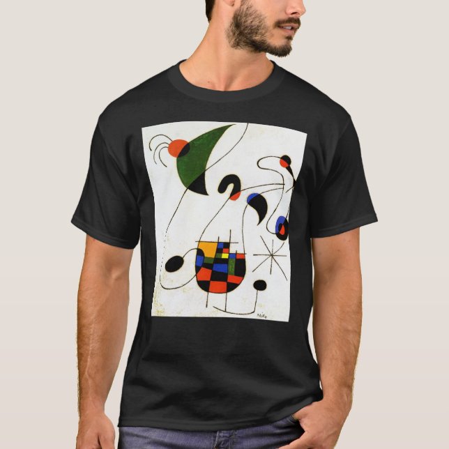 T-shirt Poster de Joan Miro &quot; Melancholic Singer &quo (Devant)