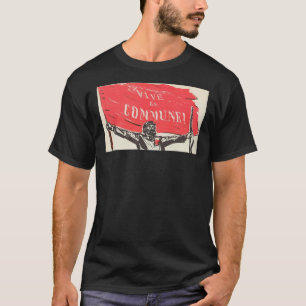 T-shirt Poster de la commune de Paris - Carte postale Vive