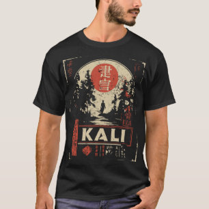 T-shirt Poster de la déesse Kali - Style japonais Ukiyo-e