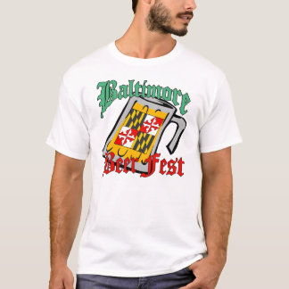 T-shirt Poster de la fête de la bière Baltimore