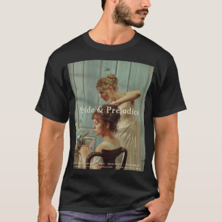 T-shirt Poster de l'affiche de film Pride &amp; Préjudice