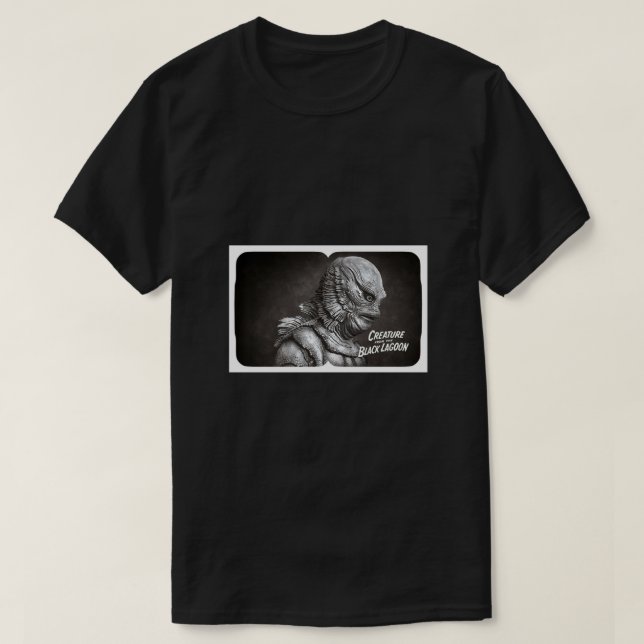 T-shirt Poster de l'affiche de la créature du film Black L (Design devant)