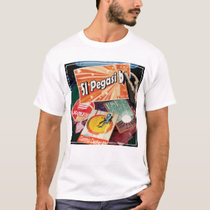 T-shirt Poster de l'espace rétro - Exoplanet Discovery 51 