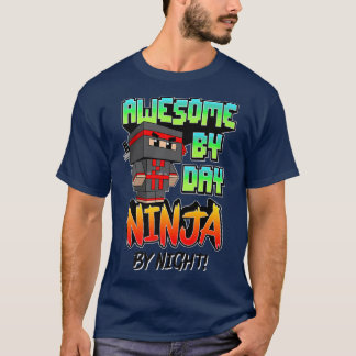 T-shirt Poster De Nuit De Ninja Branché1221