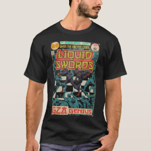 T-shirt Poster d'épées liquides