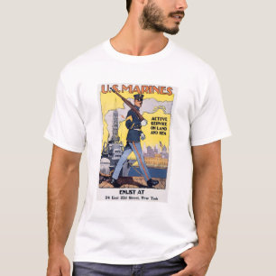 T-shirt Poster des Marines US World War I