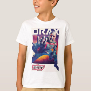 T-shirt Poster des personnages des Gardiens de Galaxy Drax